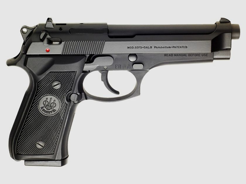 Beretta 92FS Black 9mm, afbeelding 2 van 8