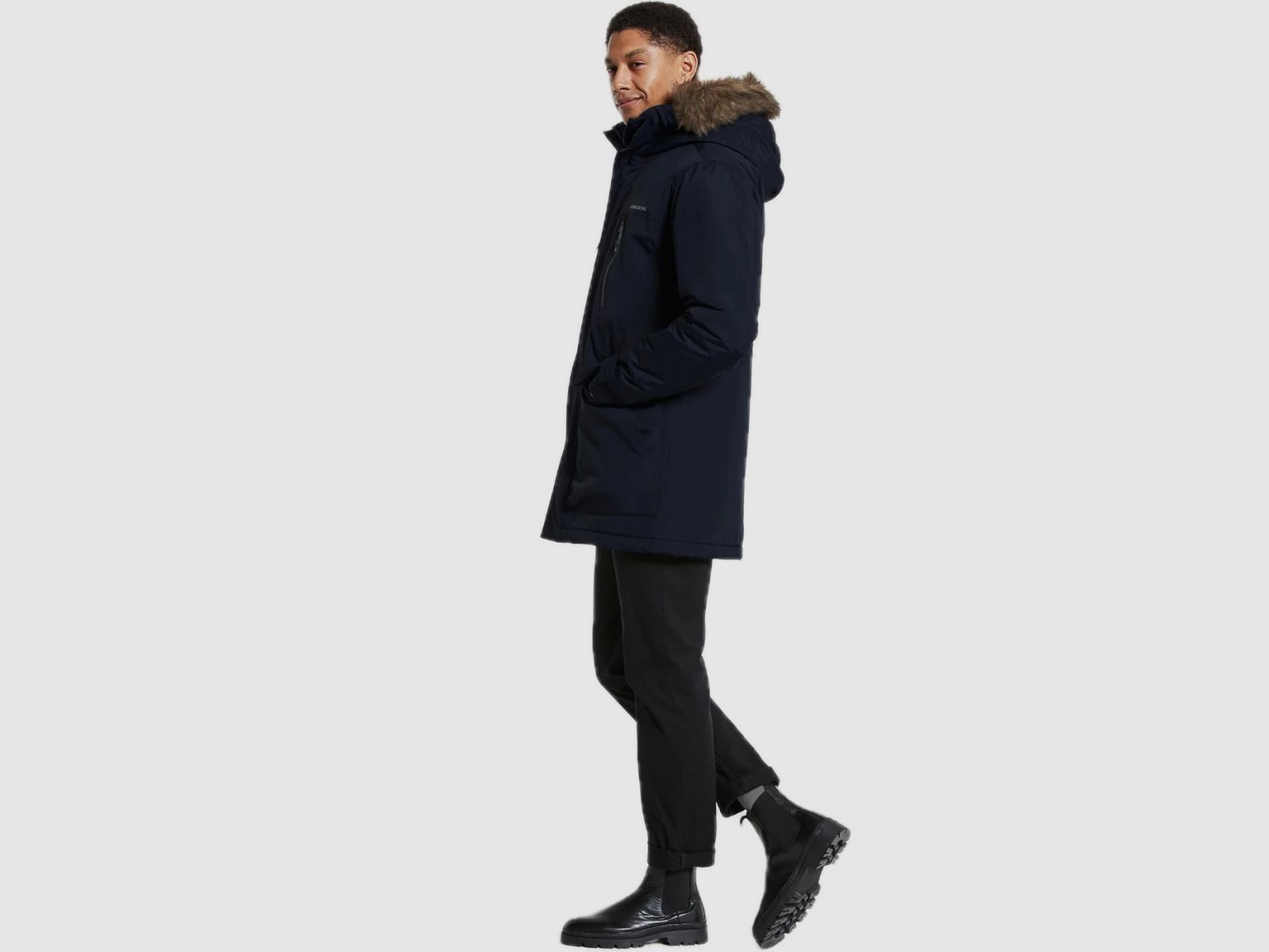 DIDRIKSONS Fredrik Mantel Herren Dark Night Blue