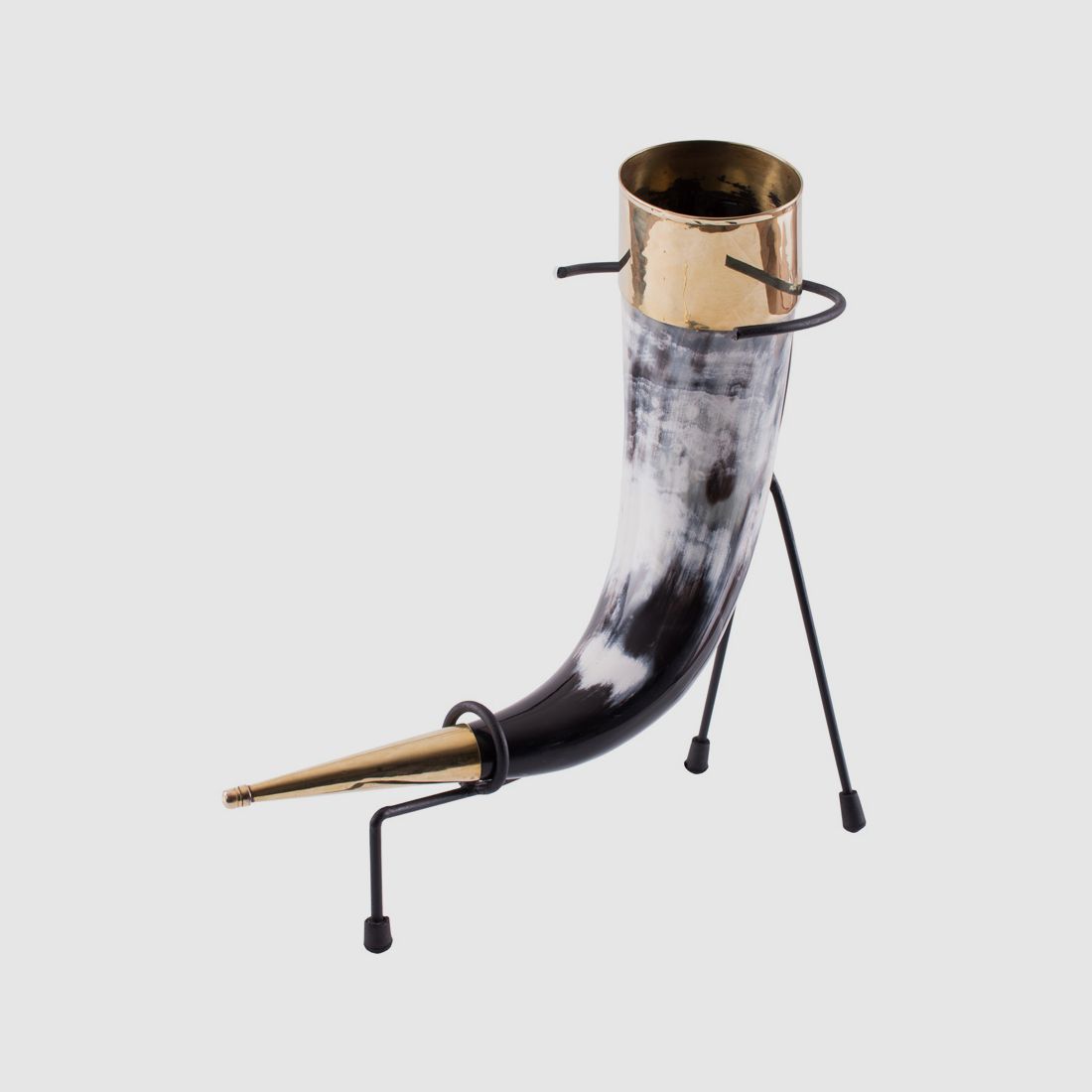 Wikinger Trinkhorn mit Ständer