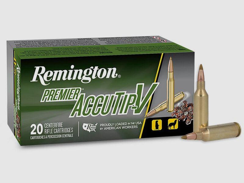 Remington Premier .17 Rem. Fireball 20GR Accutip-V 20 Patronen