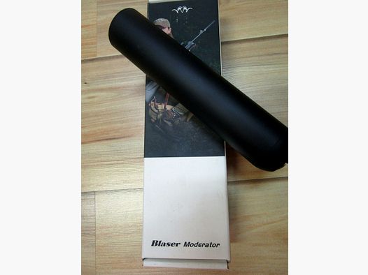 Blaser moderator on barrel