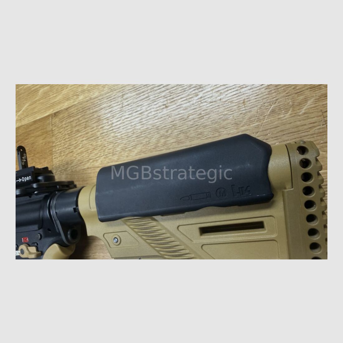 Heckler & Koch MR223 A3 Slim-Line 11" Lauf - halbautom. Büchse .223Rem MGBs Sondermodell black/RAL Edition inkl. Schalldämpfer B&T AG Print X RBS I Compact QDN 223 FDE - flow through - zivile Version HK416 / G95K / G38 G95A1 / G95KA1 / mit Upgrades