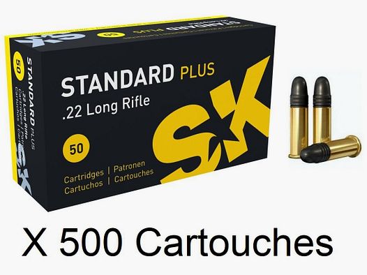 Patronen SK Standard Plus Kal. 22 LR x 500