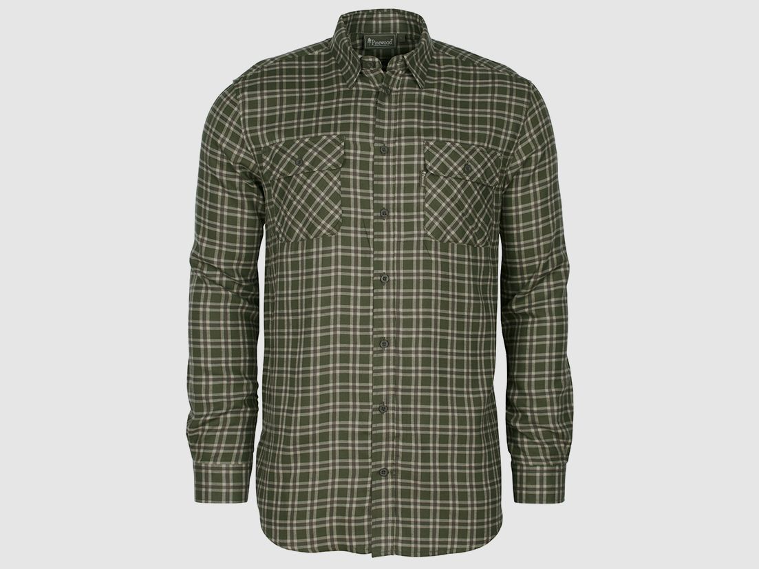 Pinewood Hemd Lappland Mossgreen/ L. Khaki