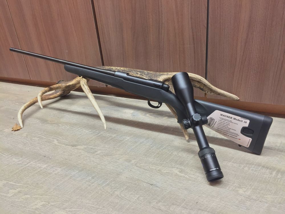 Mauser M18, with Zeiss Conquest V6 2.5-15x56 including thread