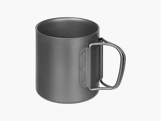 Fox Outdoor Fox Outdoor Mok met Opvouwbare Handvatten Titanium Dubbelwandig 0.3 L