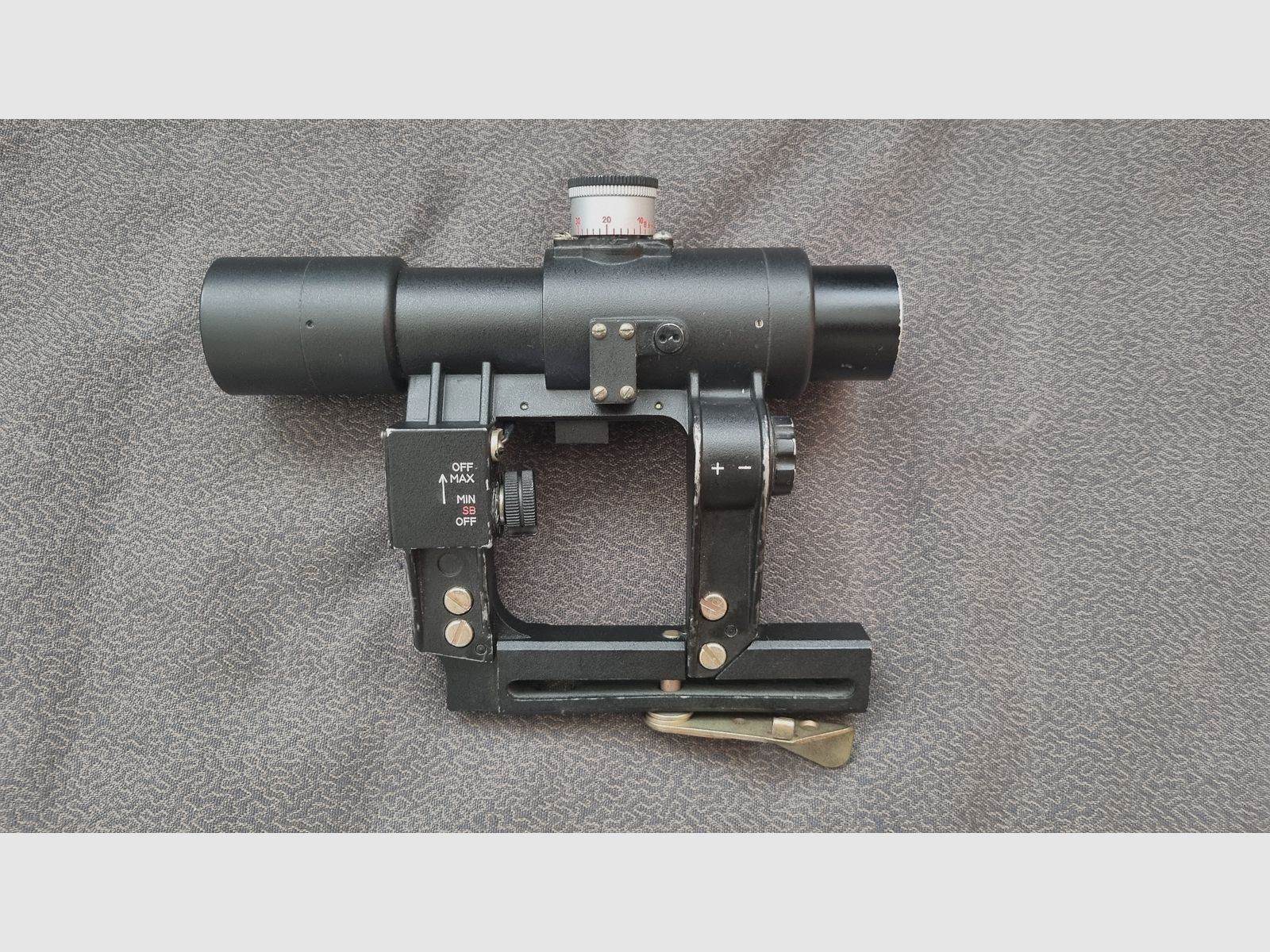 Collimatore russo BelOMO PK-AV per AK74 Kalaschnikow, Dragunow +++ Telescopio mirino con punto rosso URSS +++