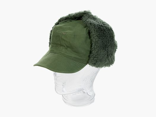 Schwedische Wintermütze M59 oliv gebraucht