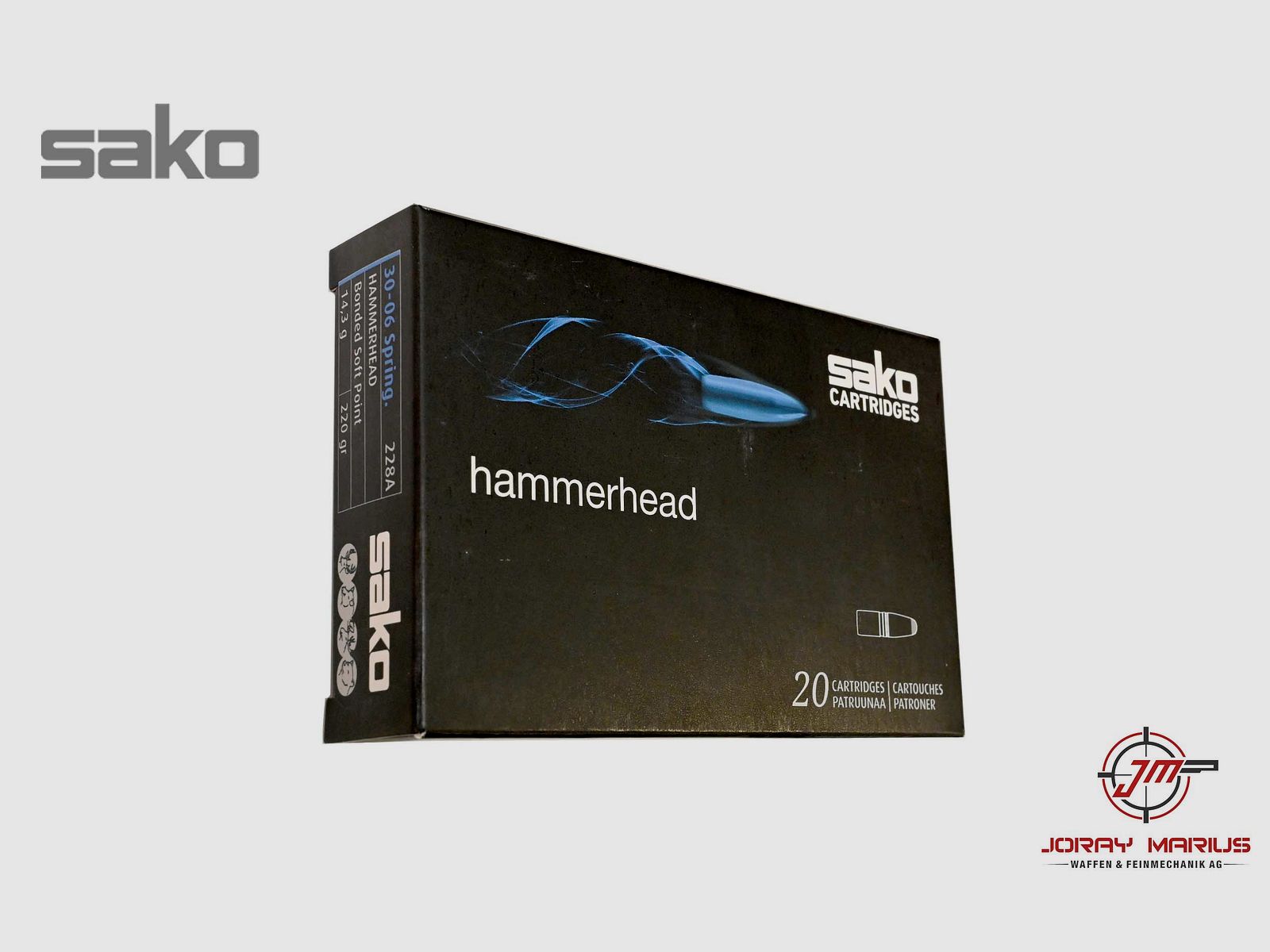 .30-06 Sprg. Sako 14.3g 220gr SP Hammerhead
