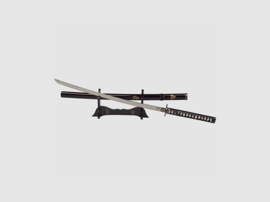 Filmschwert Bride's Katana inklusive Holzständer