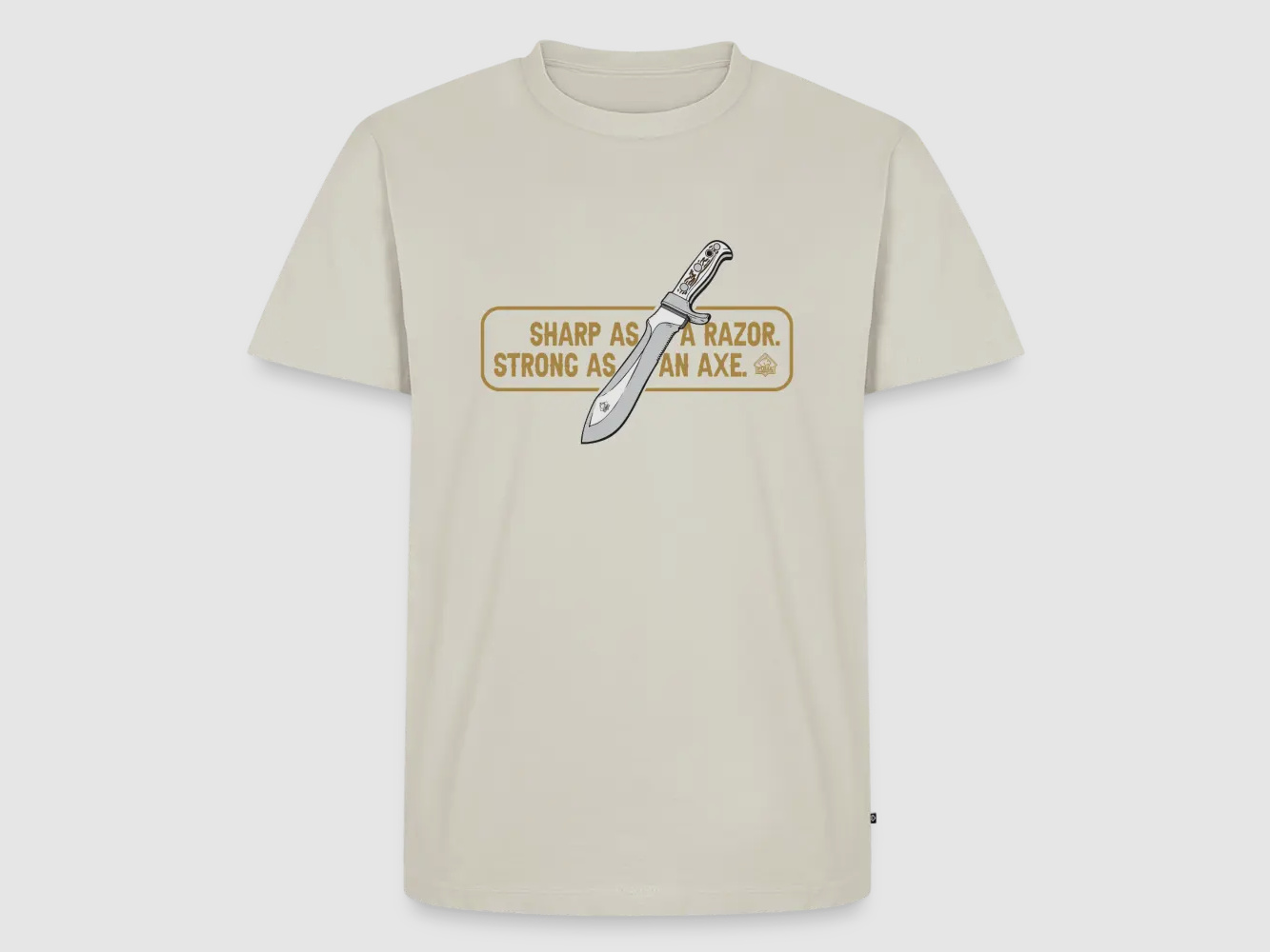 PUMA Men´s Premium T-Shirt "White Hunter Sharp & Strong"