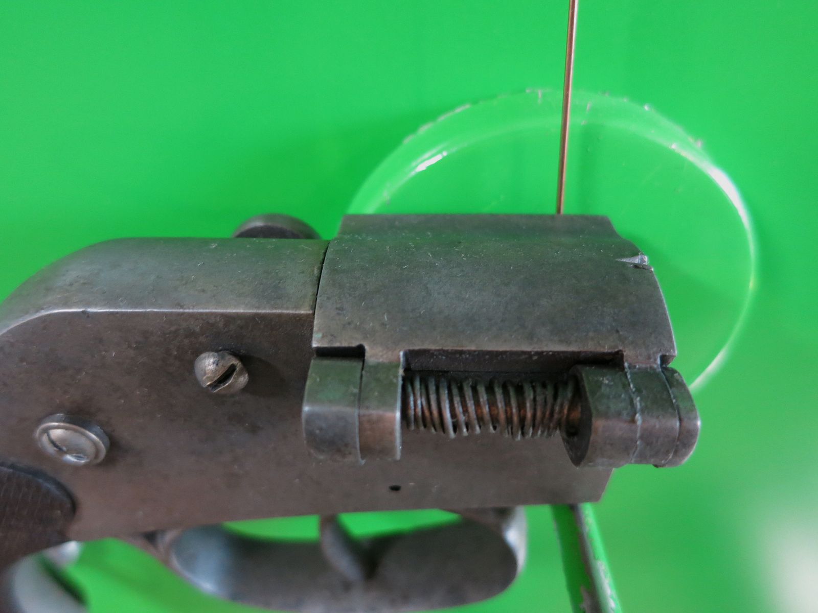 Signalpistole; Lauflose Fliegerleuchtpistole JGA (Anschütz) System Eisfeld, Kal. 11 mm Spezialpatrone  #81-