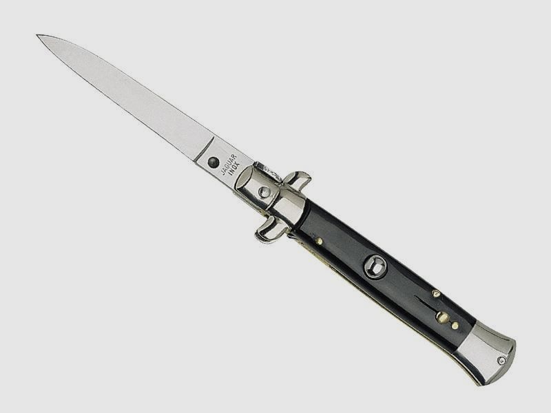 STILETTO Automatikmesser Italien Horn schwarz 15 cm
