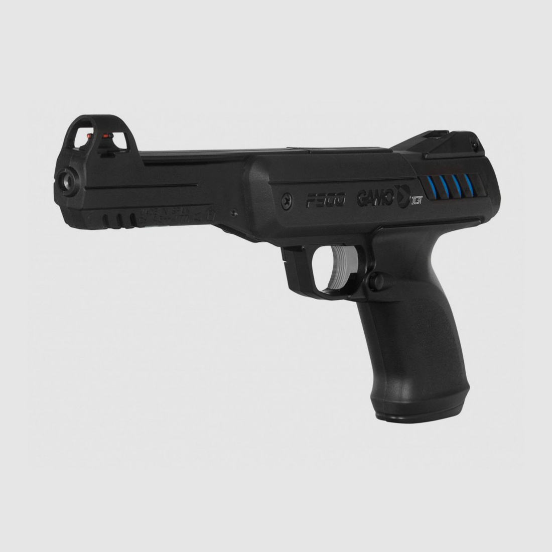 Vorkommpressions Knicklauf Luftpistole Gamo P-900 IGT Gaskolben-System Kaliber 4,5 mm (P18) + Diabolos Zeilscheiben Kugelfangkasten