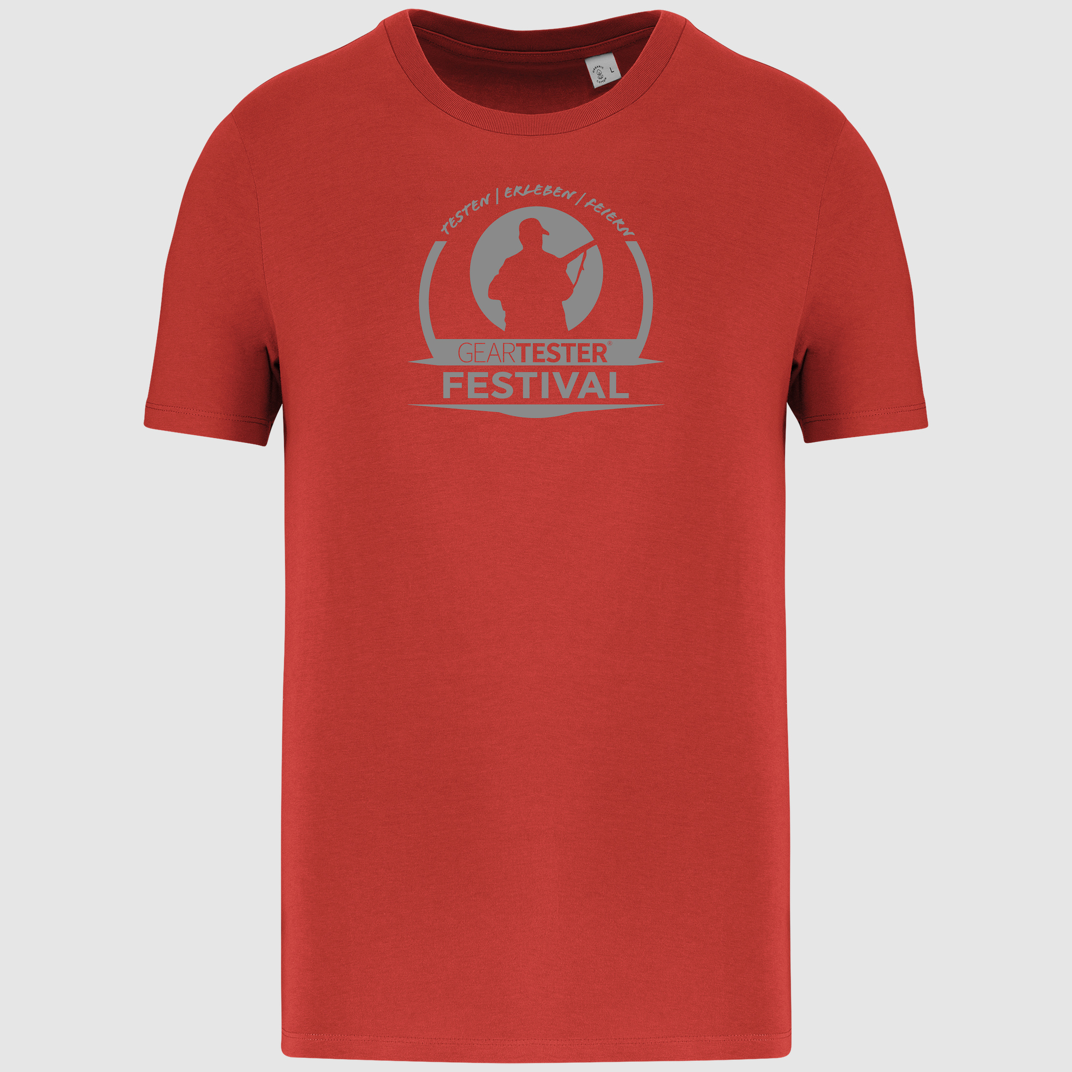 Geartester Festival Bio T-Shirt, großes Logo