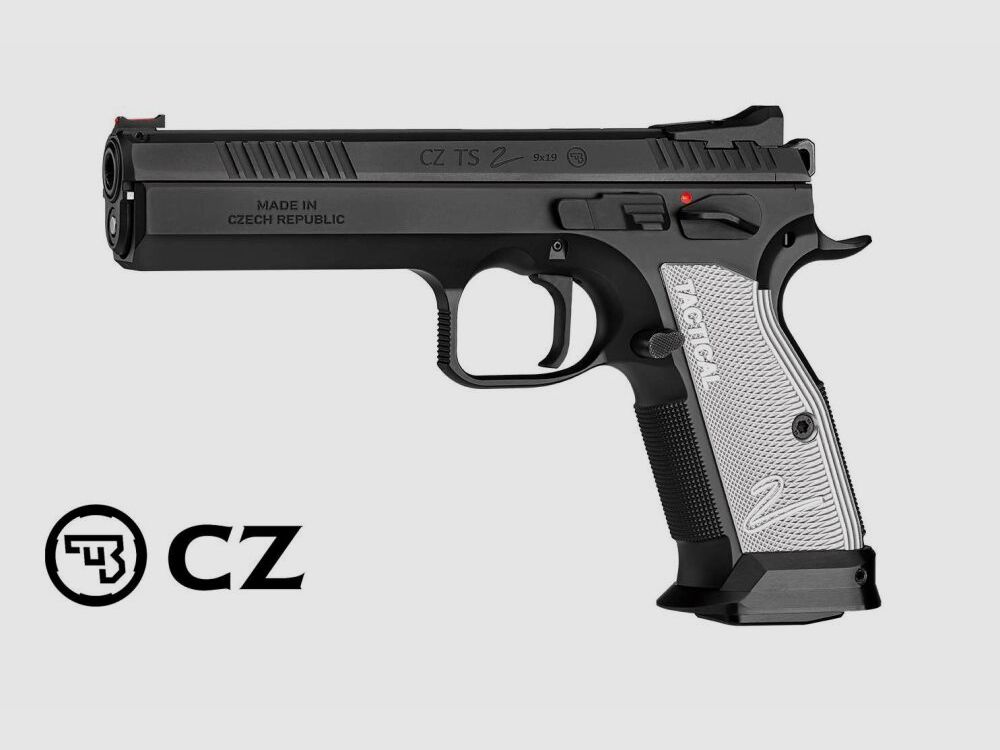 CZ Uhersky Brod CZ 75 TS 2 SILVER 9MM LUGER **Mikrometervisierung** 9mmLuger