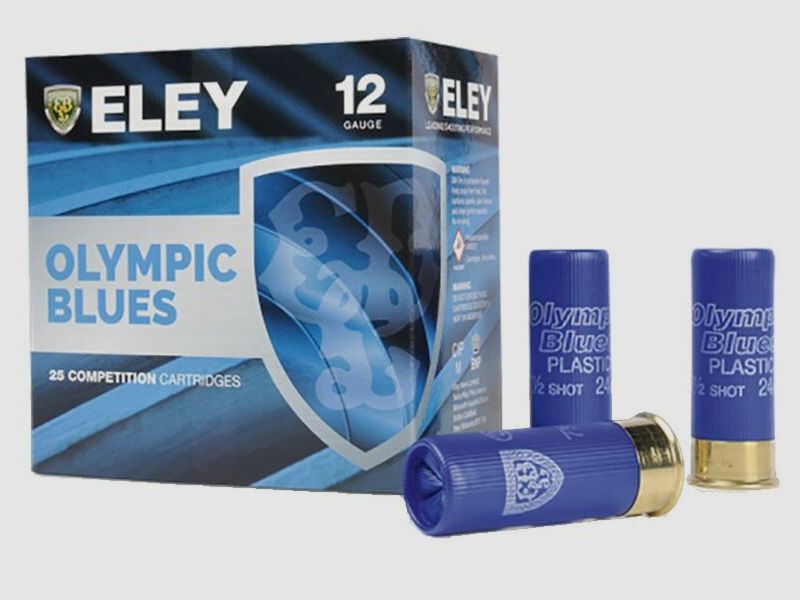 Schrot Munition Trap 12/70 Sport Übung 24 g Standorte 57223 und 35444 Eley Olympic 1000 Schuss Mengenstaffel