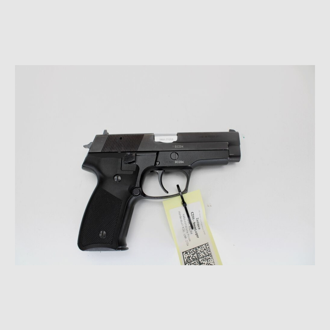 Pistole Zastava CZ99 mit Sickinger Holster und Anleitung 9mmLuger