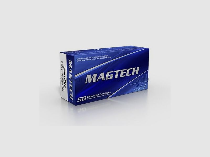 Magtech, 124 grs. Volle Mantel 08.09.22, op voorraad!