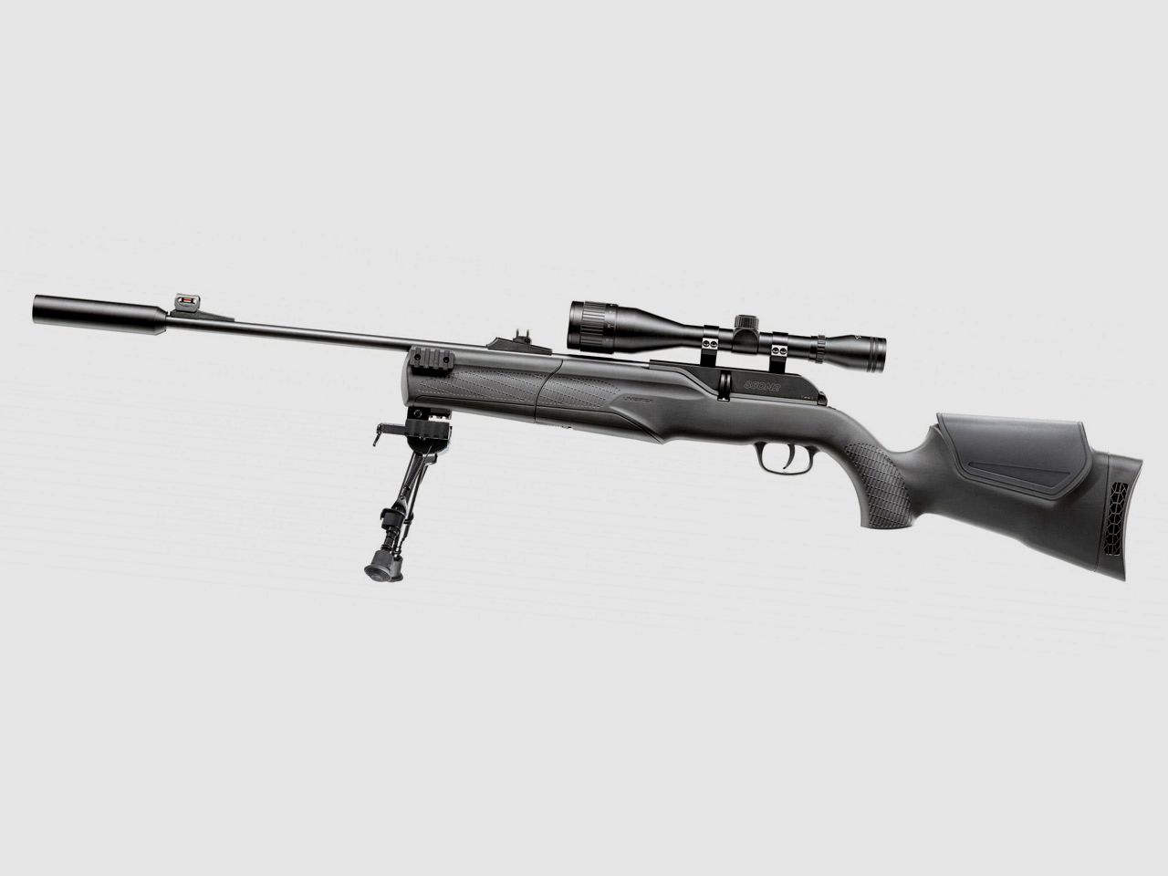 CO2 Luftgewehr-Set Umarex 850 M2 XT Kit mit Kunststoffschaft, Zielfernrohr, Zweibein, u.a., Kaliber 4,5 mm (P18)
