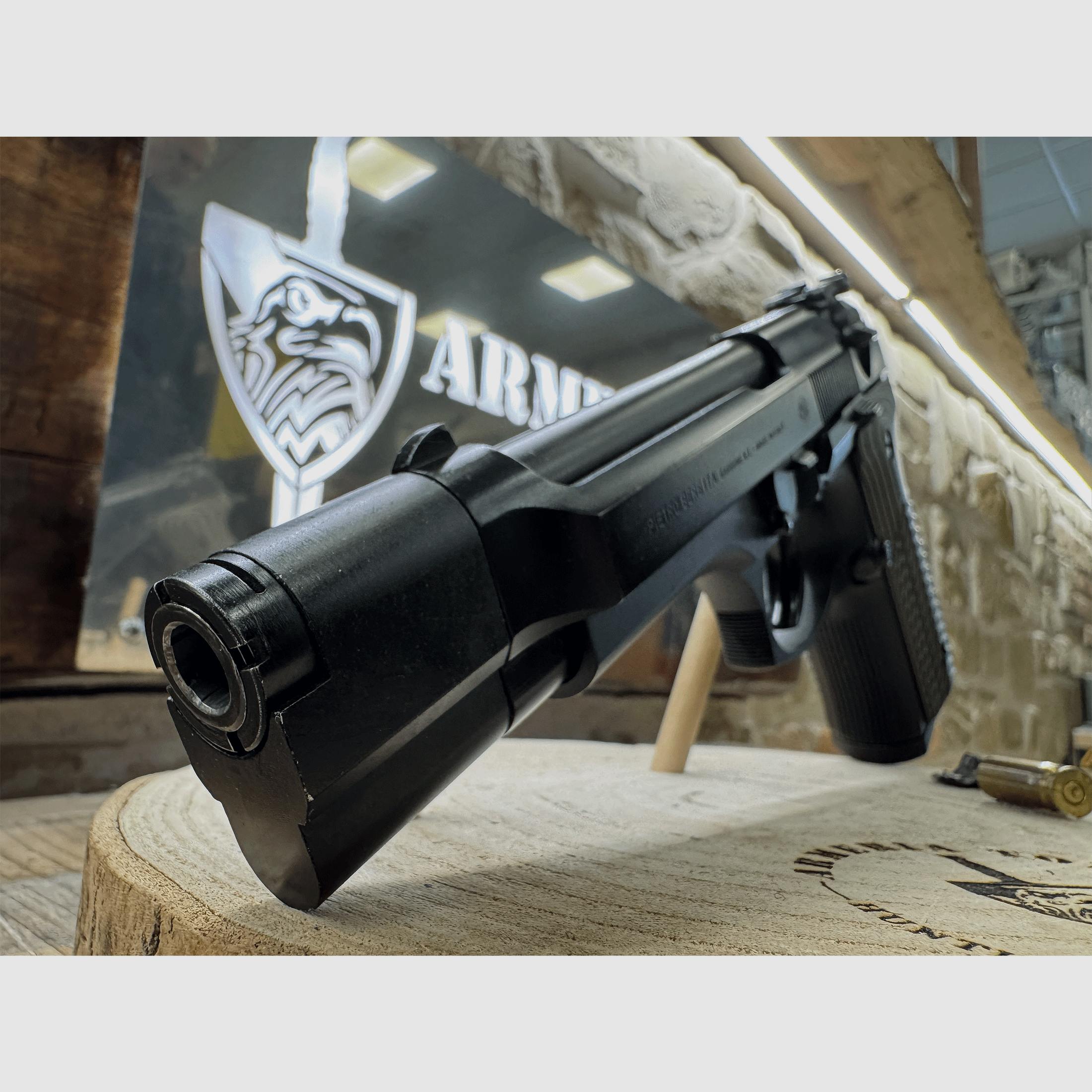 USATO – PISTOLA – BERETTA MOD. 98FS TARGET cal. 9×21, immagine 2 di 5