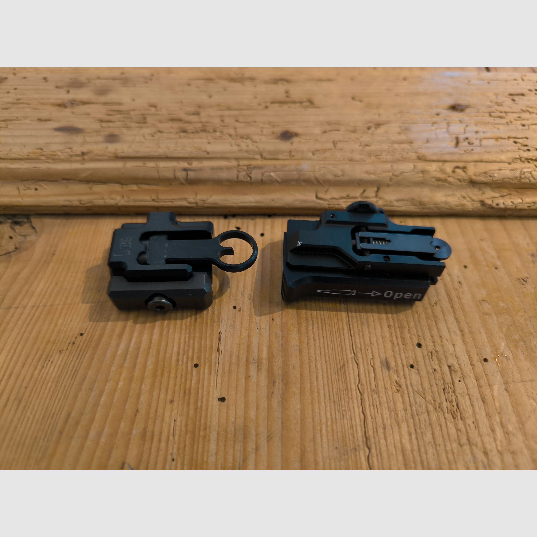 Heckler und Koch rear sight front sight set, original, MR 223