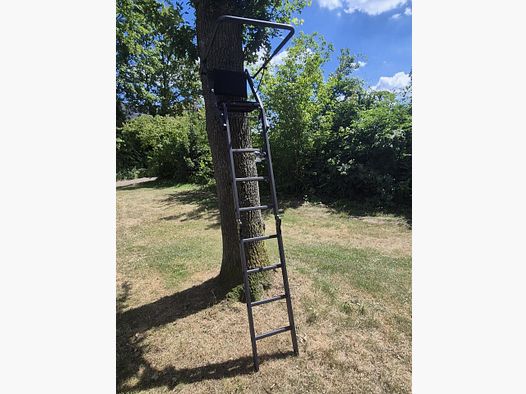 Opvouwbare aluminium aanzit ladder met zitje 2.0