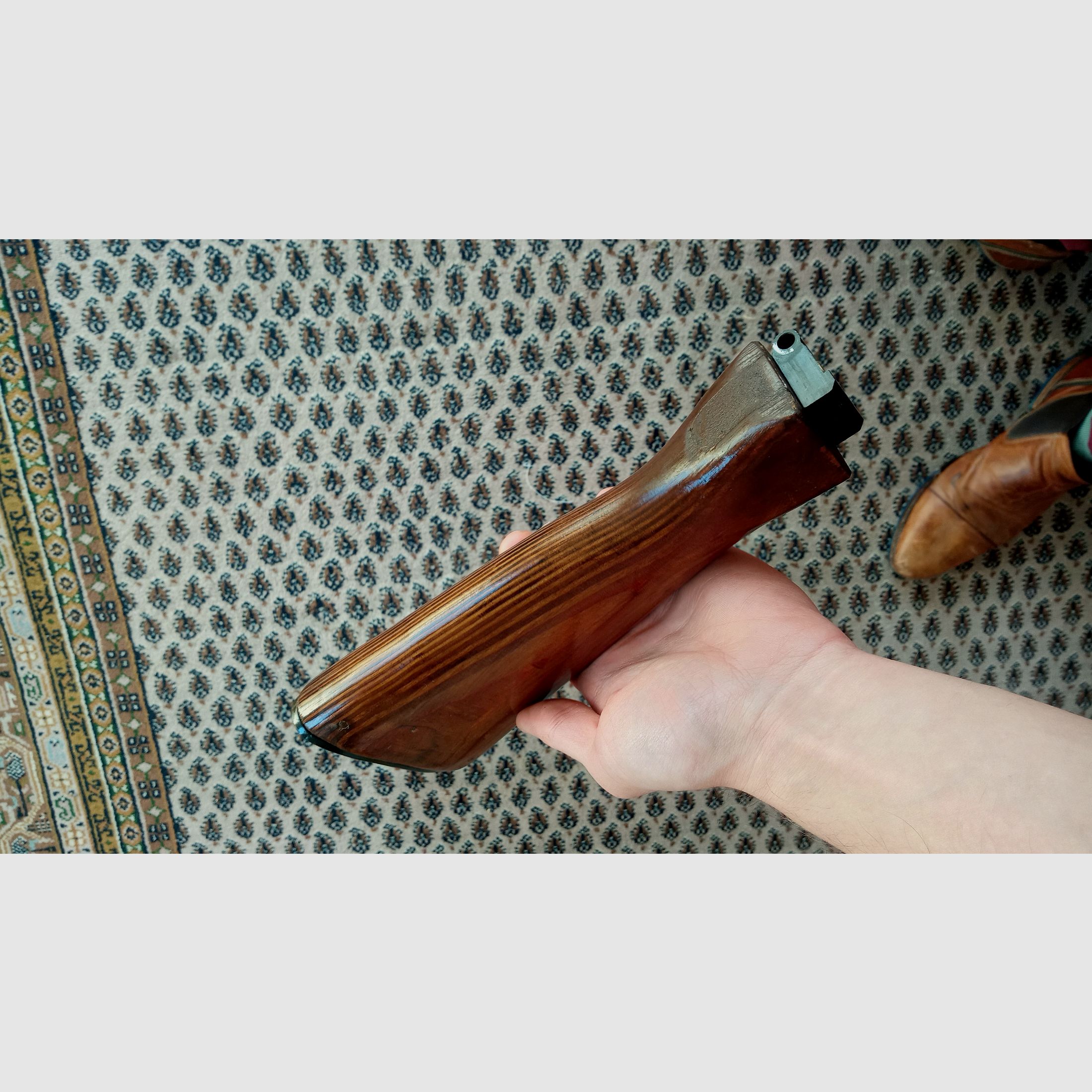 Russischer Co2 Yunker-3 Pseudo Festschaft / AK Laminat Holz Schaft für AK74 Look