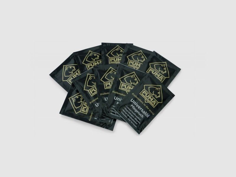 PUMA Paño de cuidado con aceite universal (Ballistol), 10 piezas