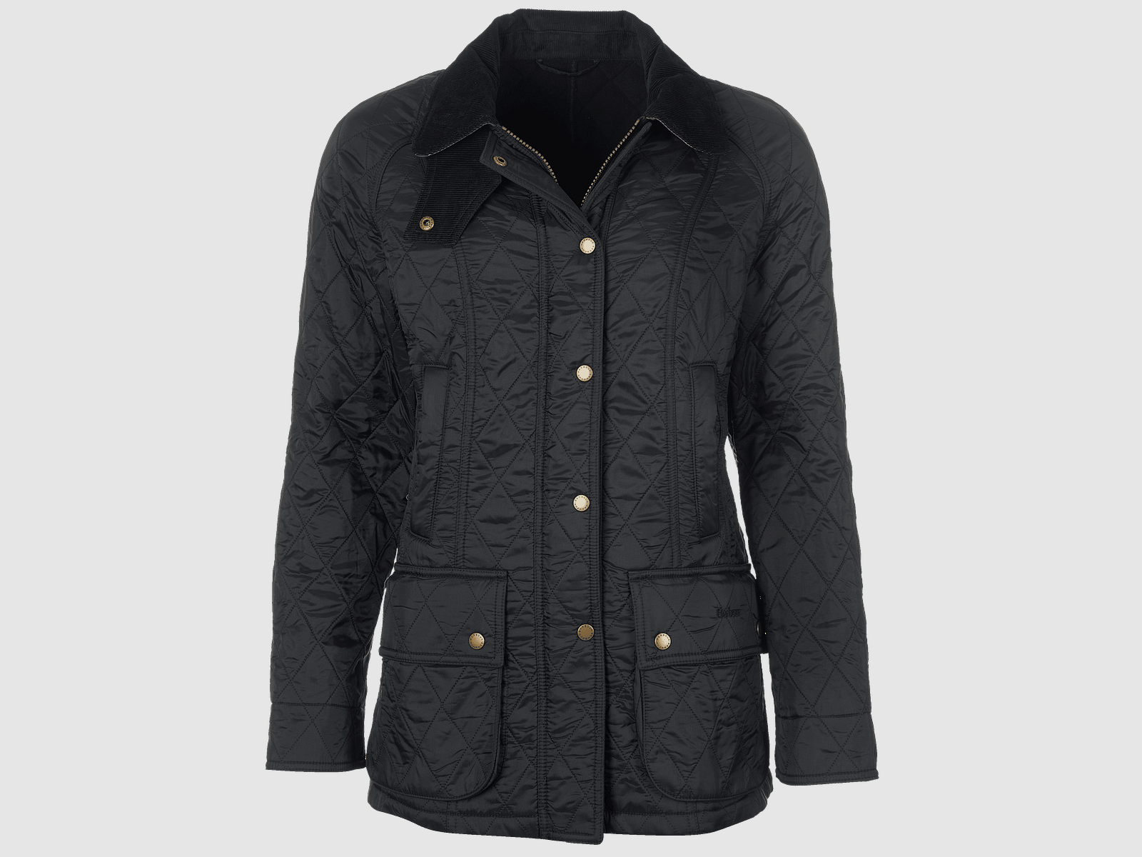 Barbour Beadnell Polarquilt Nero Donne 16