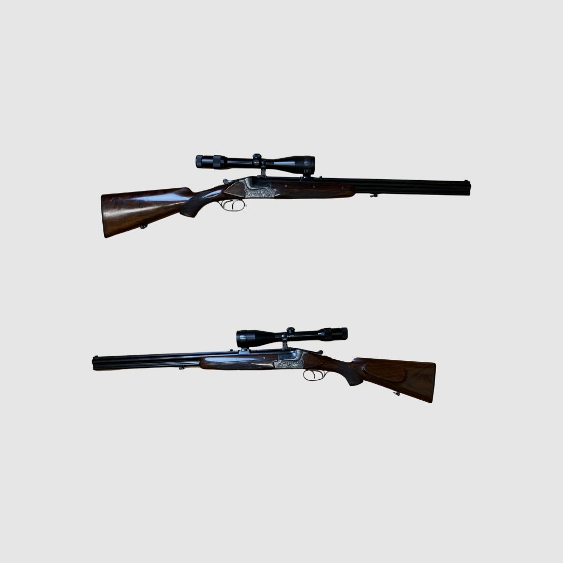 Fusil à deux coups Merkel-Suhl Cal. 8x57 IRS et 12/70