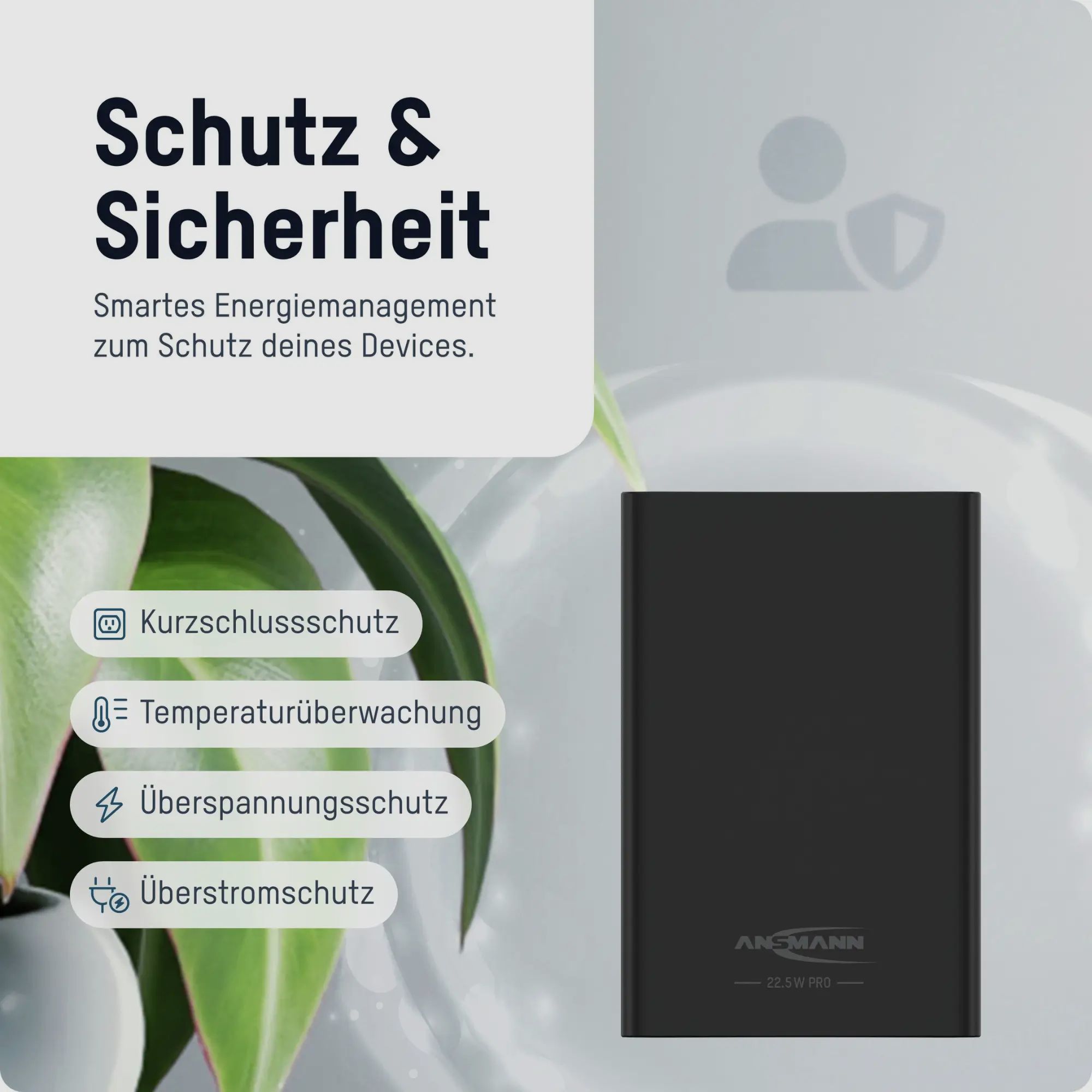 Ansmann Magnetisch USB-kabel