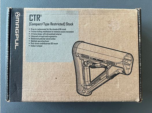 Magpul CTR Stock MAG311-BLK Mil-Spec nero – nuovo in scatola originale