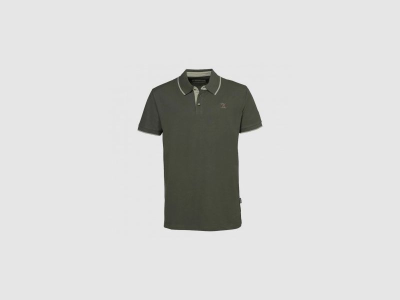 POLO KAKI LOGO PERCUSSION, image 1 sur 2