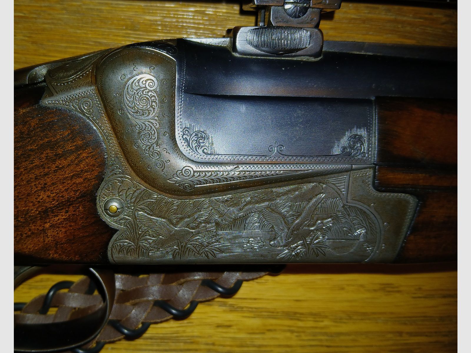 Merkel Bockbüchsflinte mit Zeiss Diavari VM,LP Glas und Austauschlauf in 8x57 IRS und 12/70