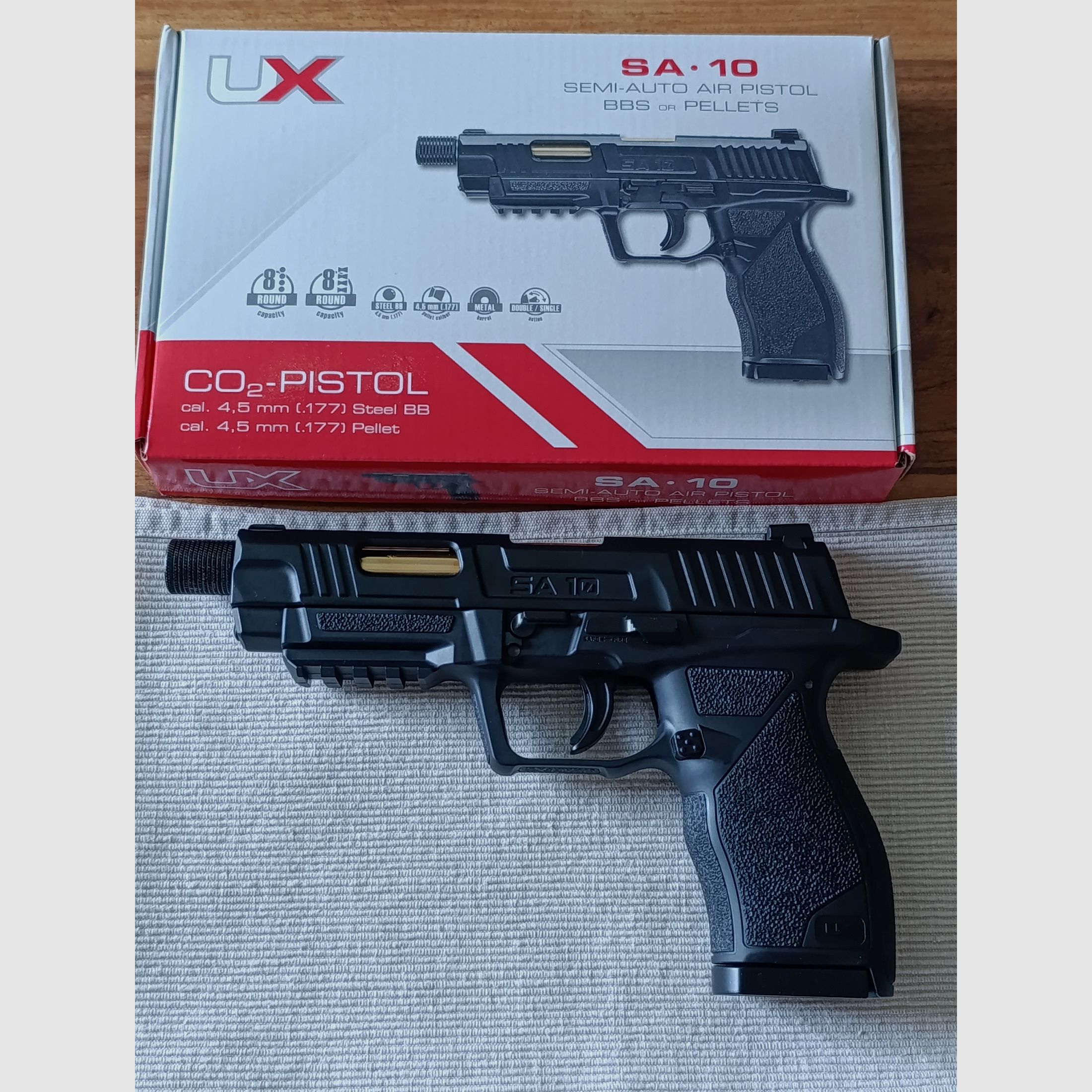 Pistolet Umarex UX SA10 Co2 4,5 mm BB/Diabolo