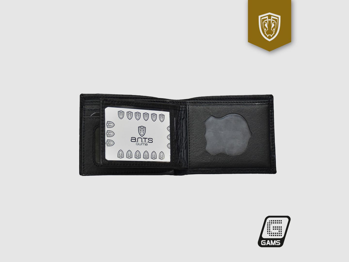 Horizontal Ants Wallet for Credentials Blueline without Line, image 3 of 5