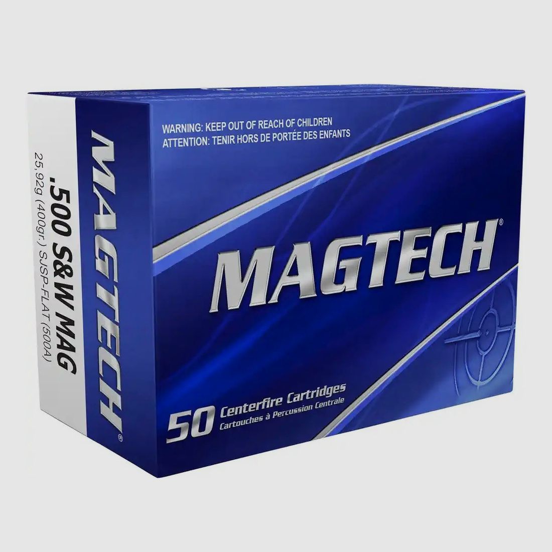 .500 S&W SJSP 25,92g/400grs. Magtech