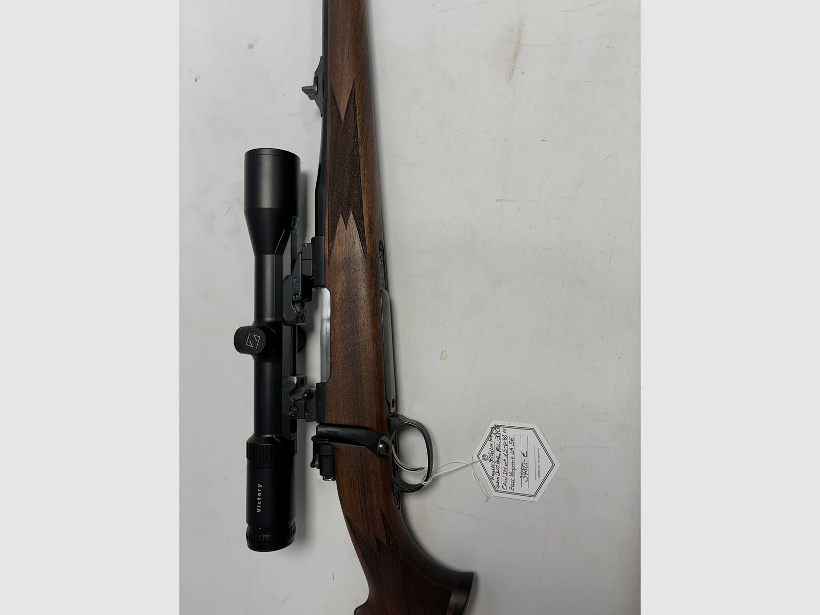 Mauser 98, Geller Fertigung, DWM Berlin inl.2,5-10x56 Swarovski Habicht LMS LA40