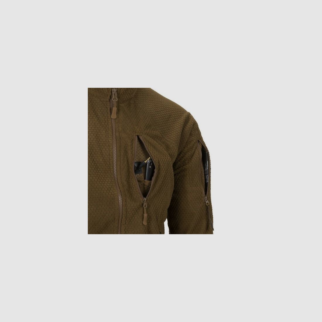 Bluza polarowa Alpha Tactical Grid Fleece czarna, zdjęcie 6 z 8