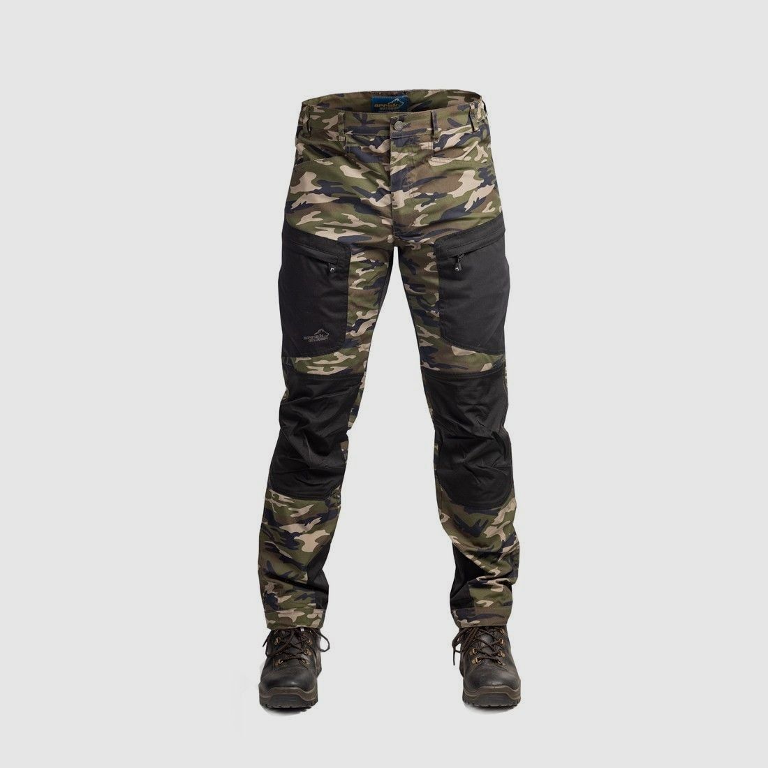 Arrak Outdoor Active Stretch Pantalon Court pour Homme Camouflage - 60S