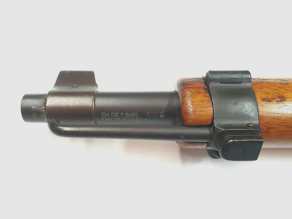 Waffenfabrik Bern Karabinek powtarzalny Szwajcarski Schmidt Rubin K31 Kaliber 7,5x55 Swiss z dopasowanymi numerami