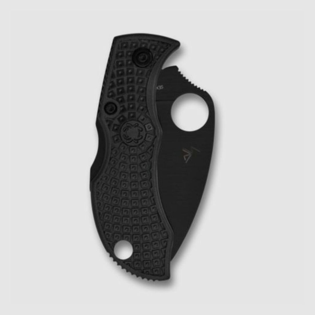 Navaja Spyderco Manbug Wharncliffe Liso Negro, imagen 2 de 3