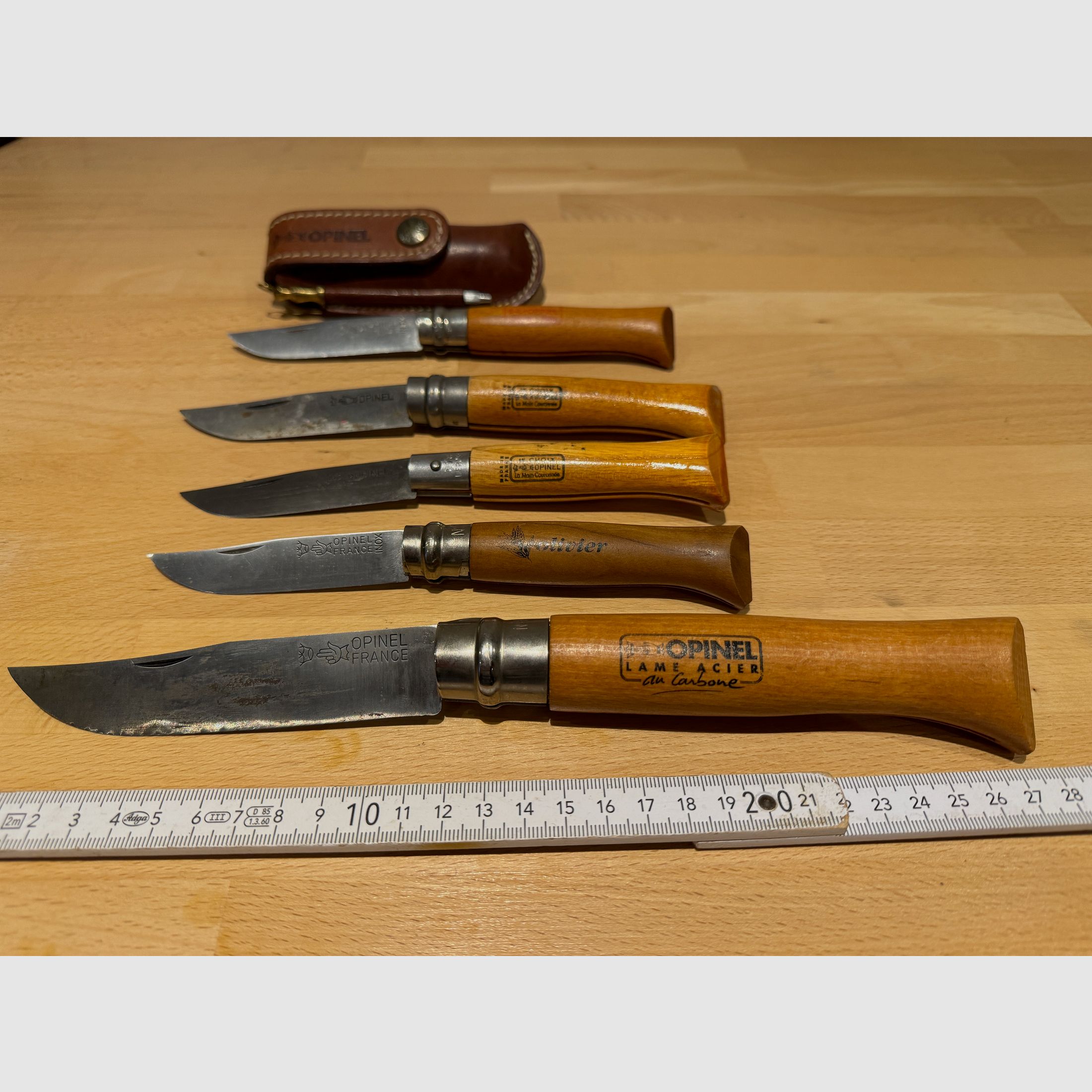 Nur noch 3 Opinel Taschenmesser gebraucht