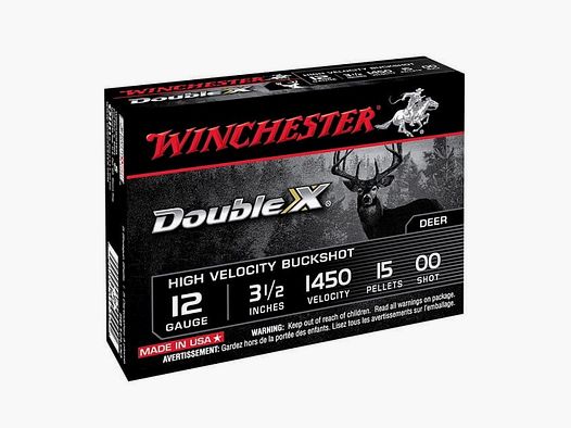 Winchester Double-X Buckshot 12/89 - 5 Stk.