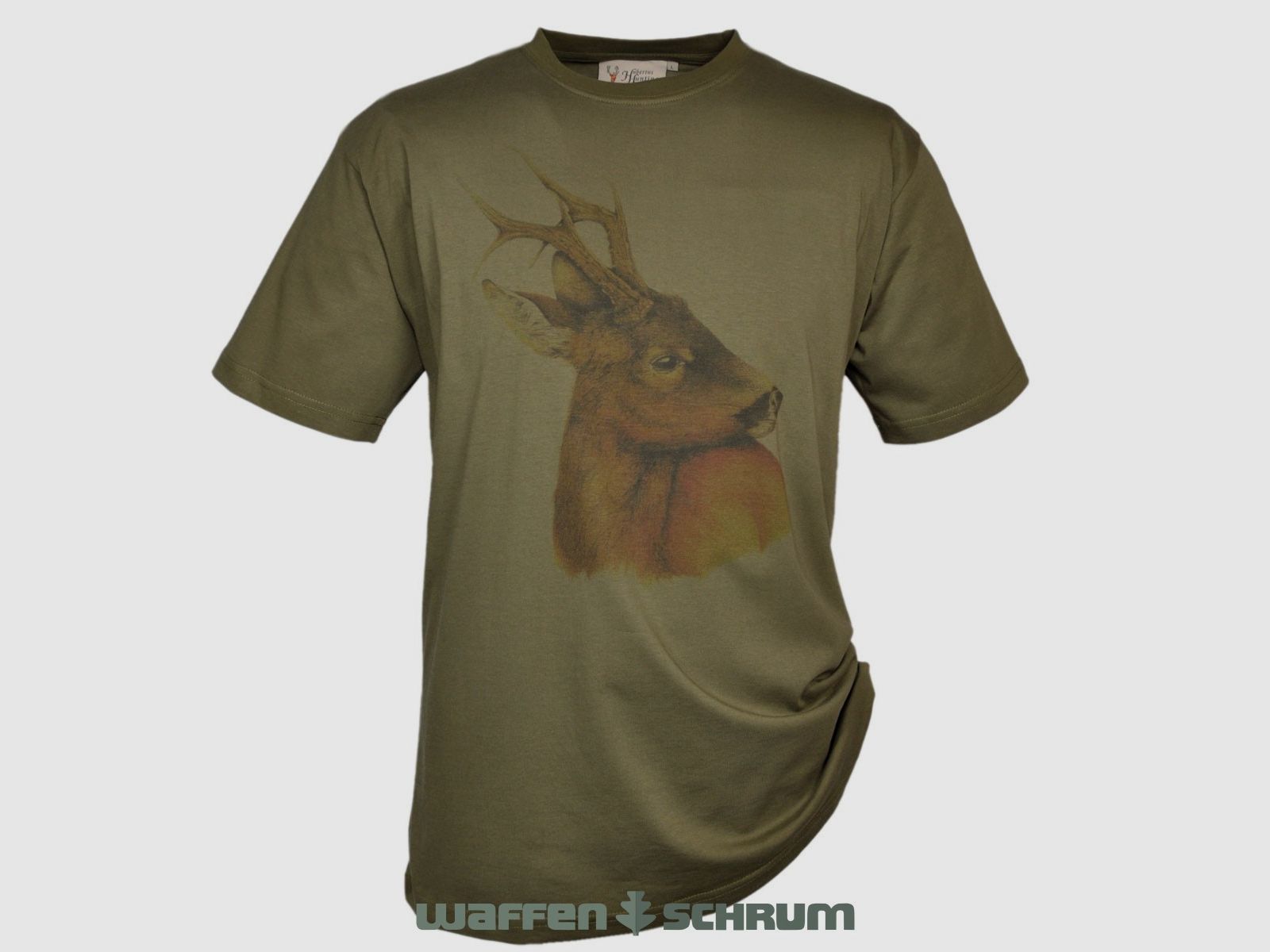 Hubertus T-Shirt Rehbock  Schilf