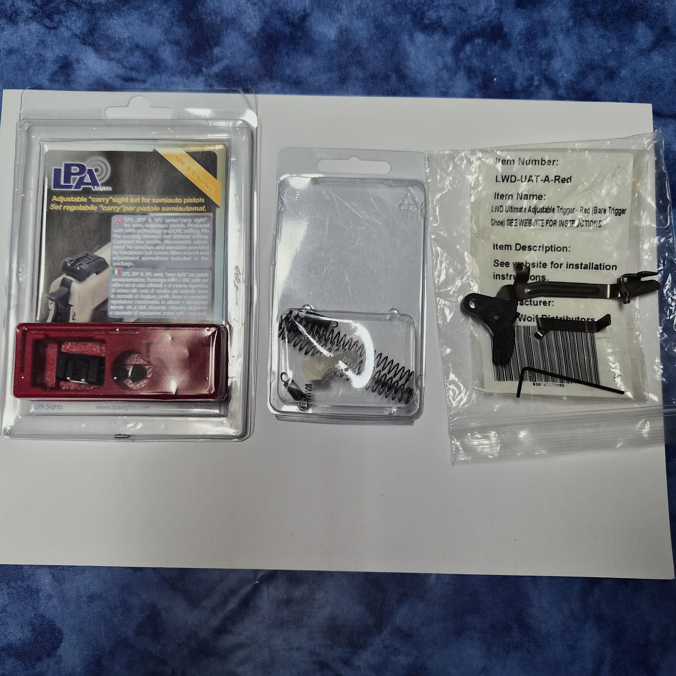 Glock 23 Gen 4 .40 S&W – set completo da competizione high-end (mirino LPA, trigger tuning, kit molle, valigetta, accessori)