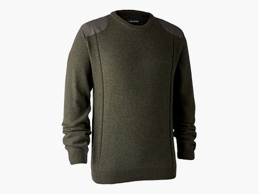 Deerhunter Herren Pullover Sheffield Knit Grün Melange S