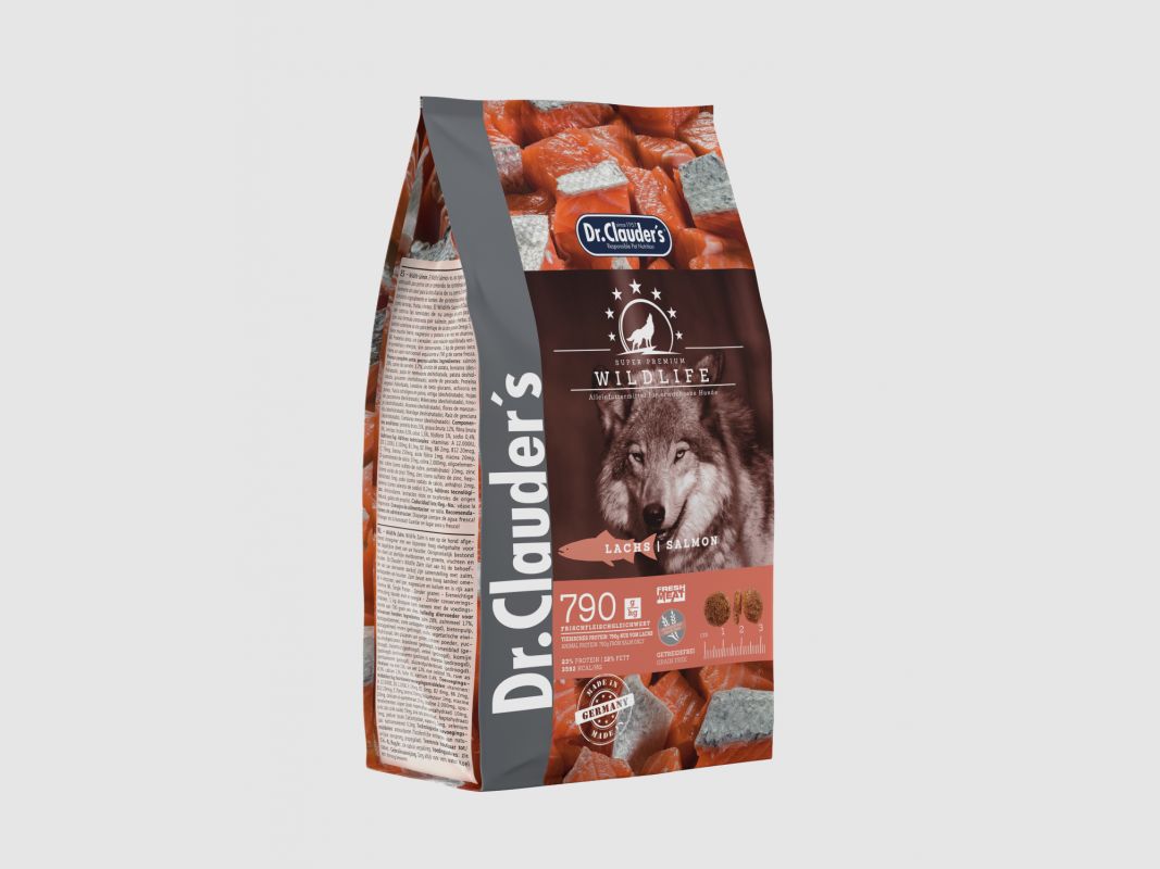 Dr.Clauder´s Hunde Trockenfutter Wildlife Lachs 2kg