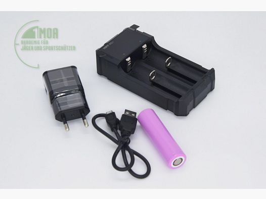 Oplader voor accu 18650 PARD